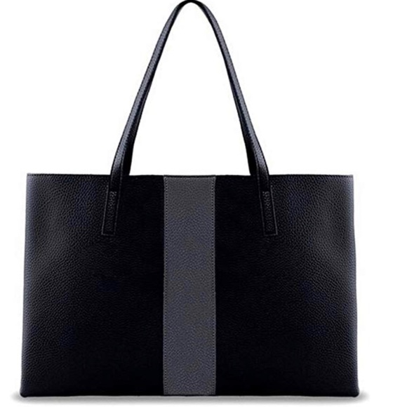 Vince camuto black and grey tote Clearance